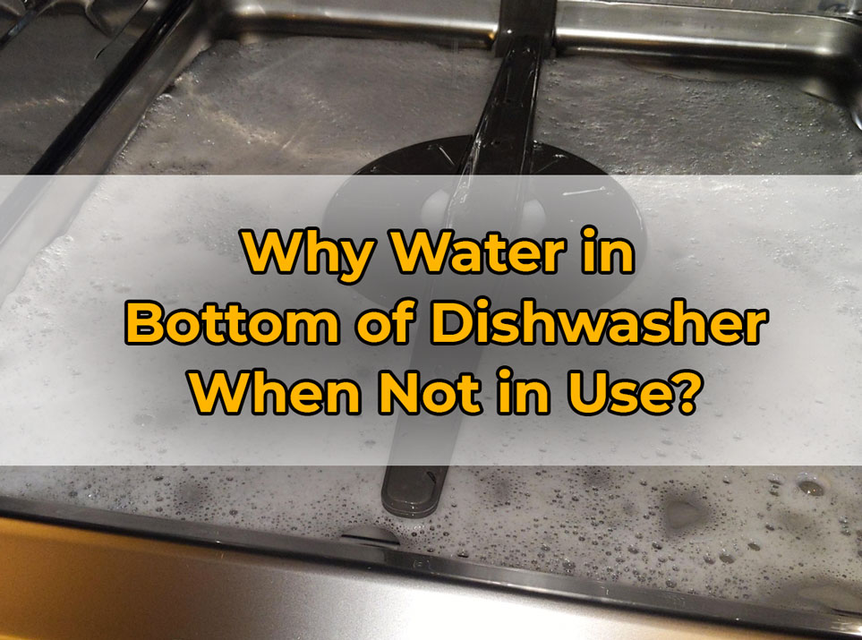 Why Water in Bottom of Dishwasher When Not in Use?