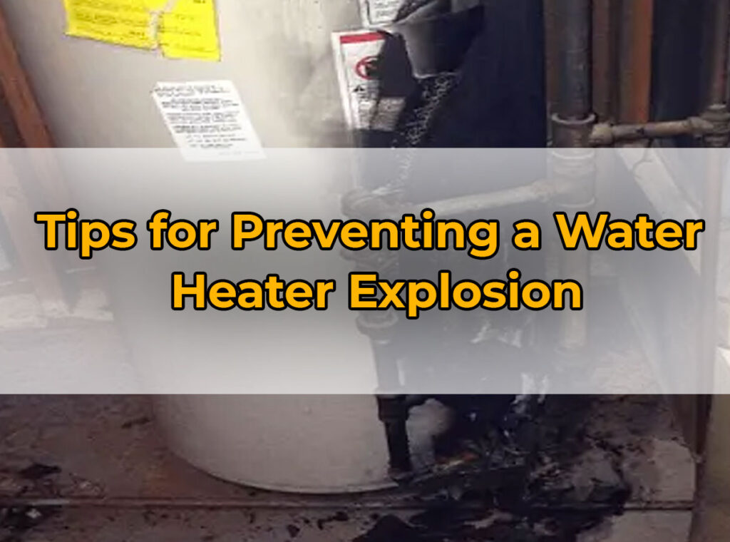 Tips for Preventing a Water
 Heater Explosion